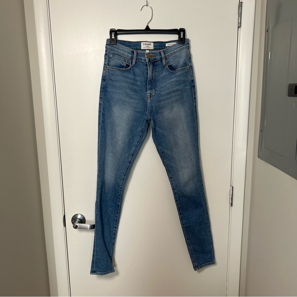 FRAME all high rise skinny jean